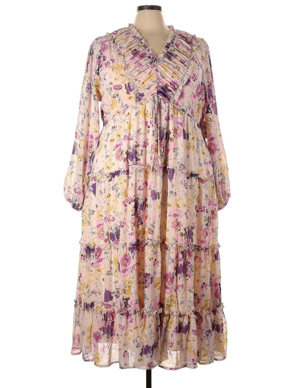 Arula - Whimsical Garden Party Ruffle Dress